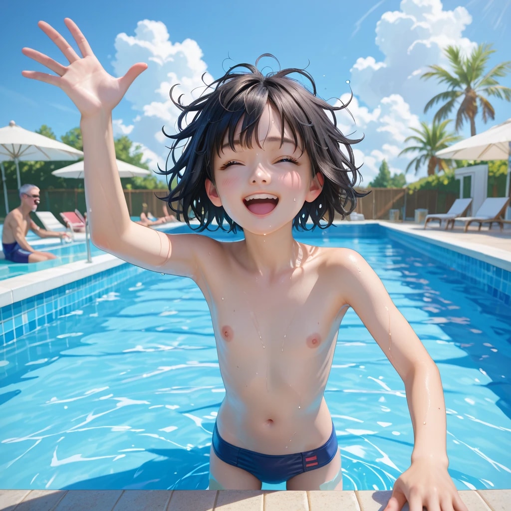 男水着チャレンジやってみた♪