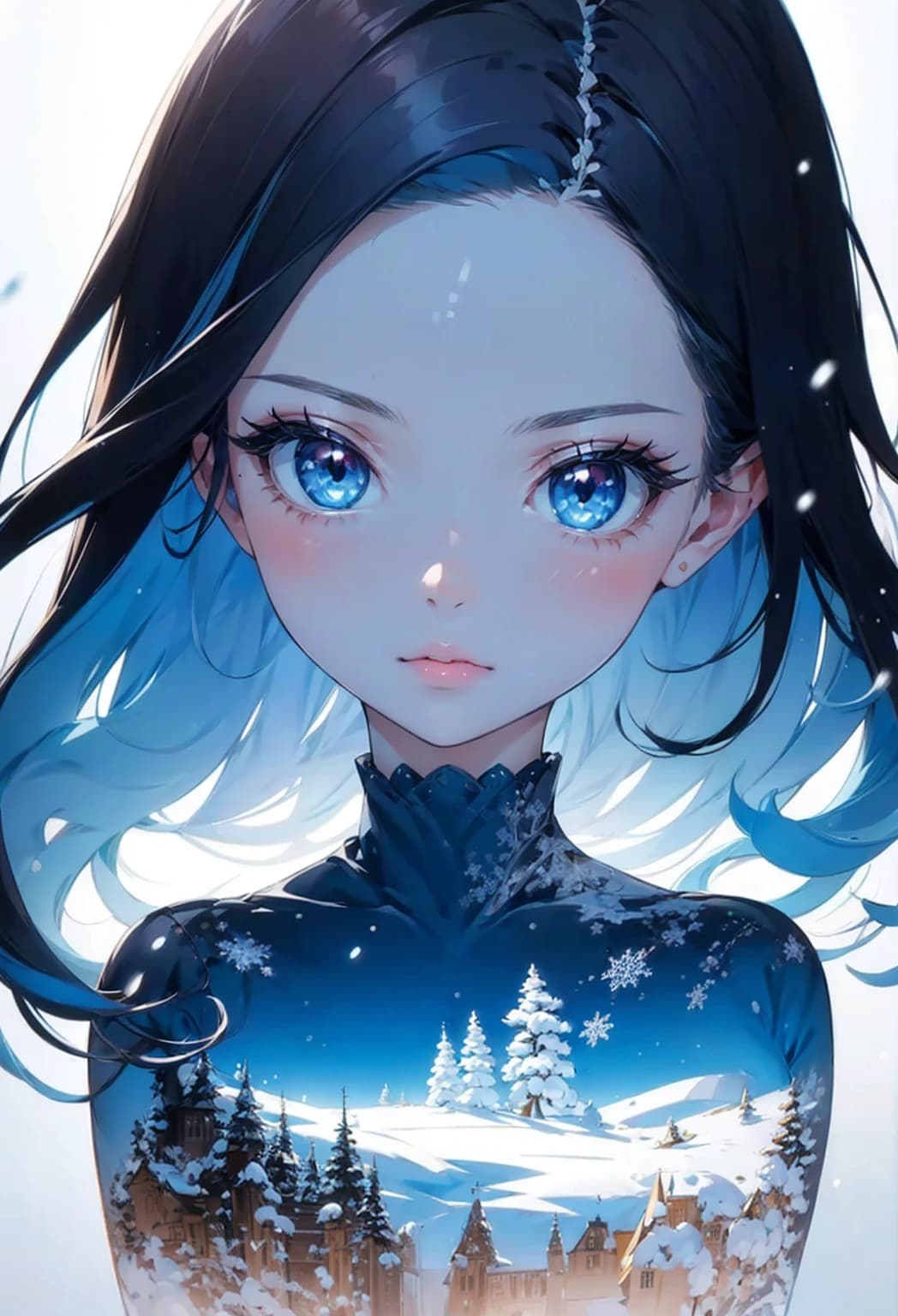 青は葵 | の人気AIイラスト・グラビア