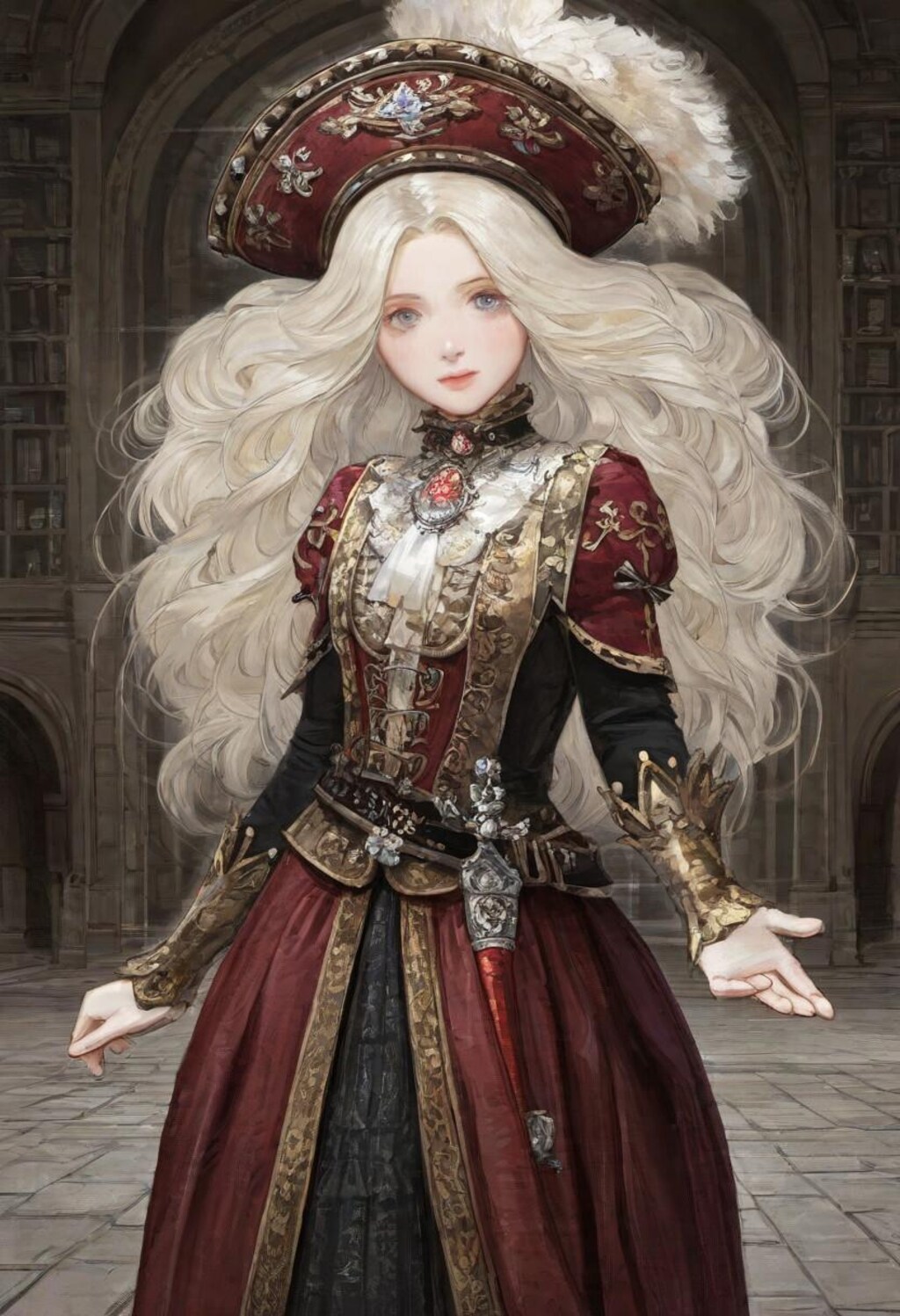 貴族令嬢の肖像画（南欧編）