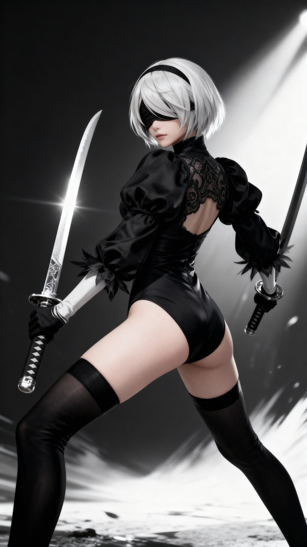 『NieR:Automata』2B (『ニーアオートマタ』ヨルハ二号B型) 放熱スカート非装着