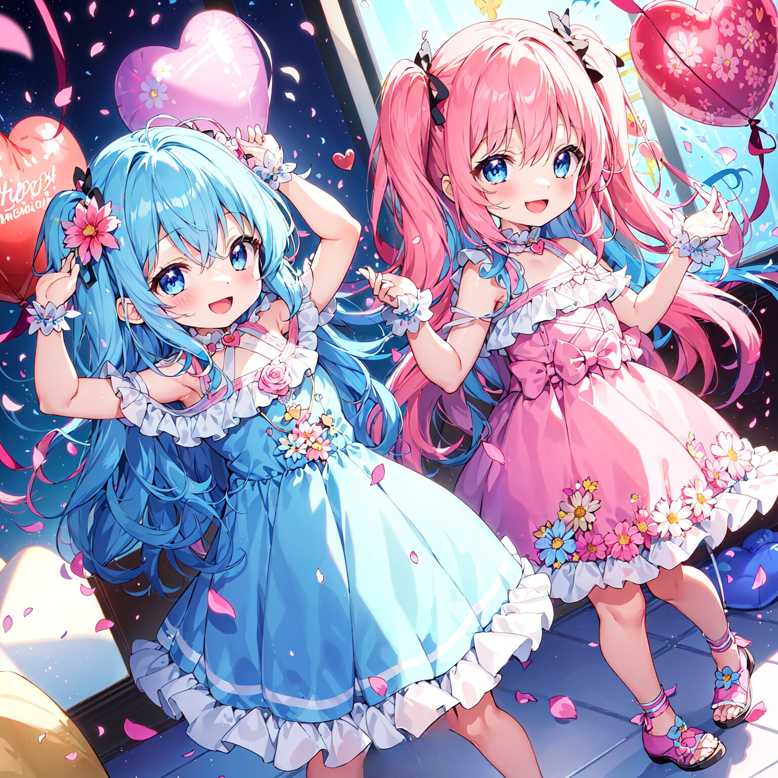 うちの子 (Twitter1000フォロワー記念画像)
