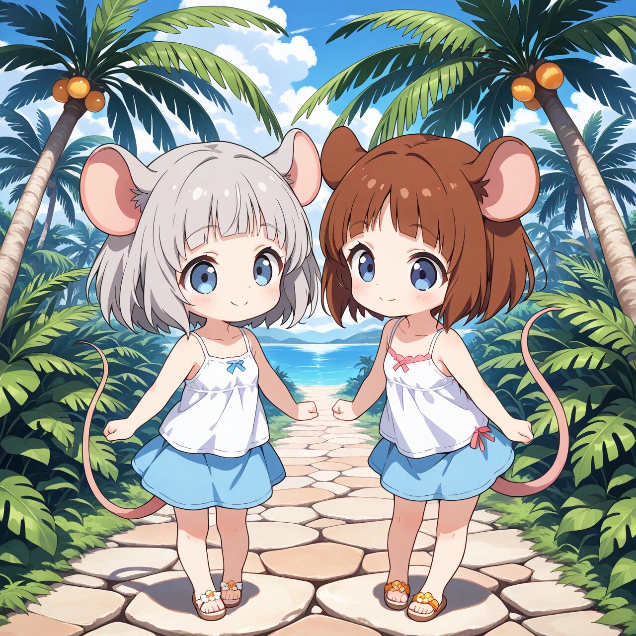 SDスタイル・ラッタとラッチ | の人気AIイラスト・グラビア