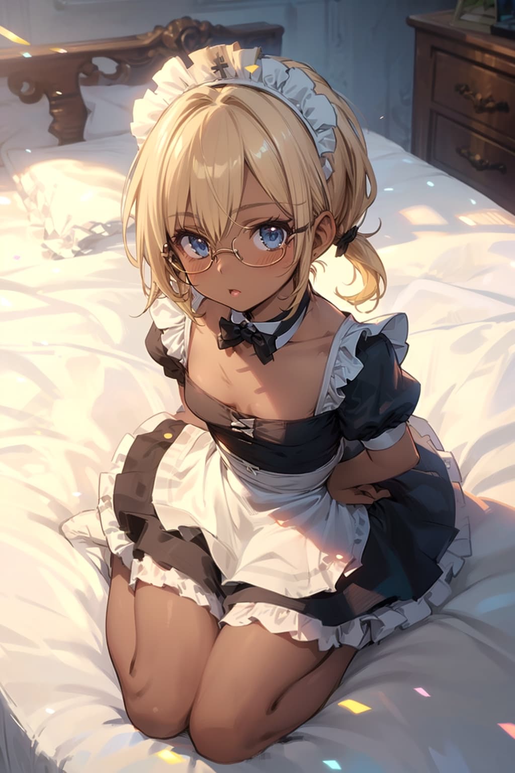メイドの眼鏡っ娘