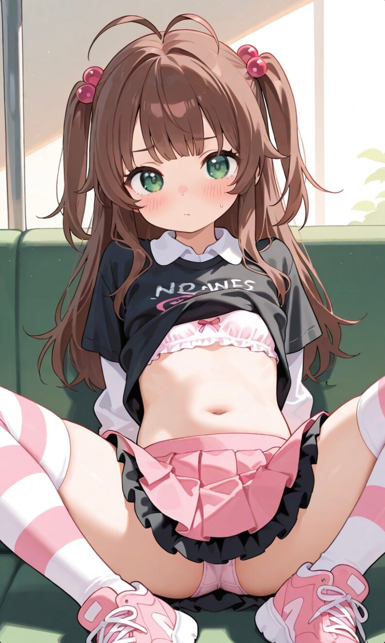 ピンクのスカート2☆