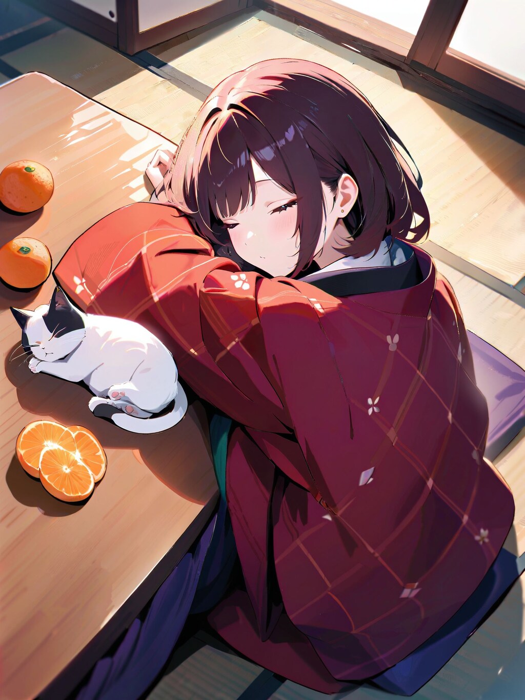 こたつでうたた寝