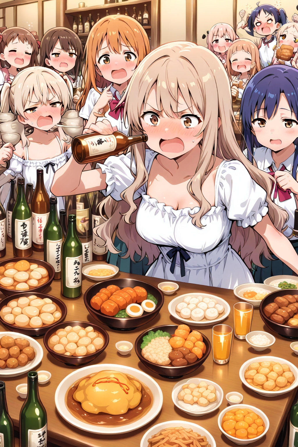 企画の順位が低くてヤケ酒あおるHARPYちゃん