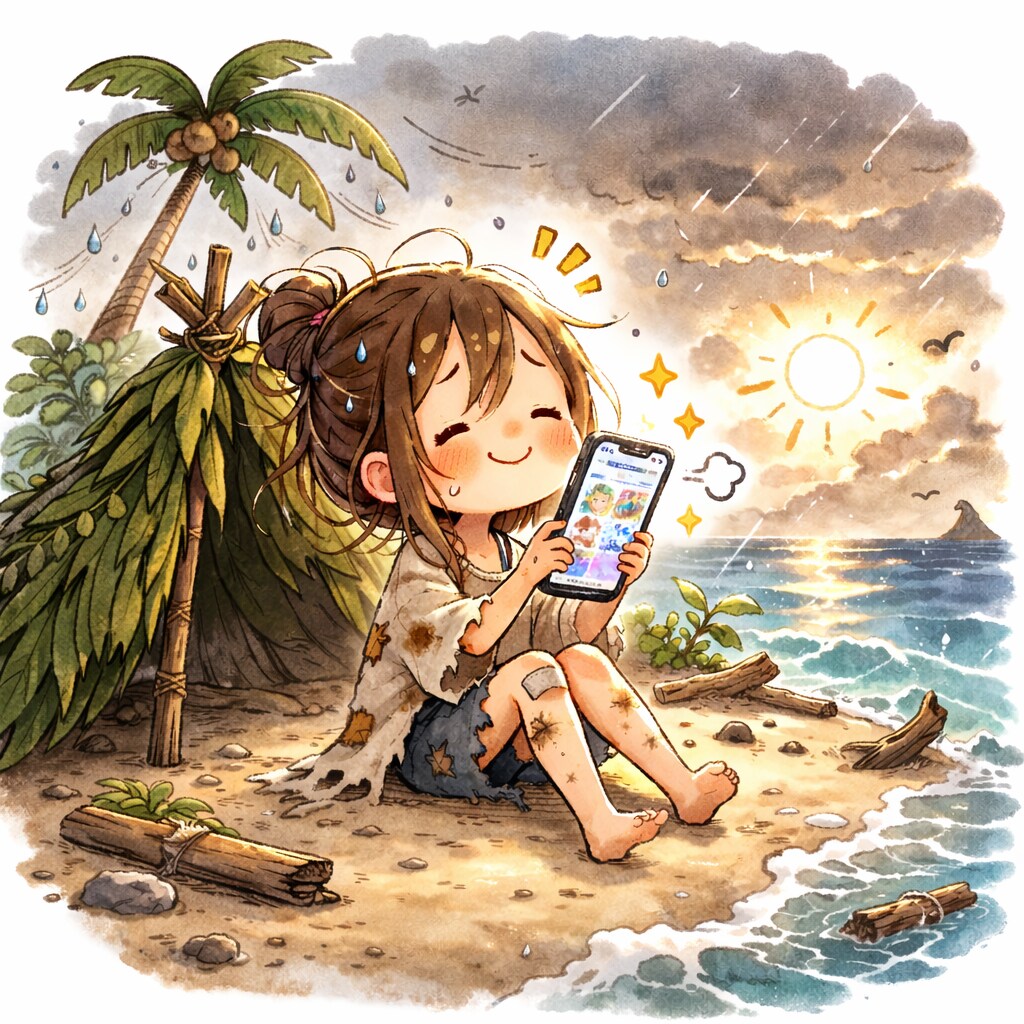 スマホ一台あればイラストが生成できる