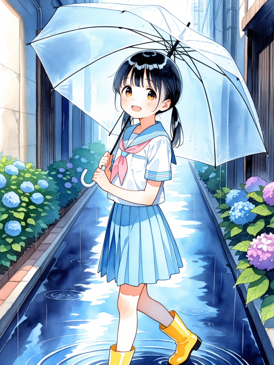 アジサイ綺麗だね