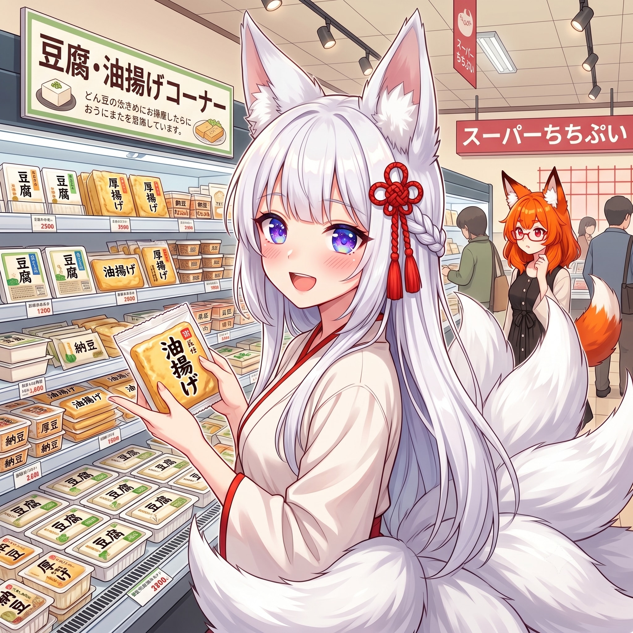 スーパーちちぷいで あやかさんに会いました