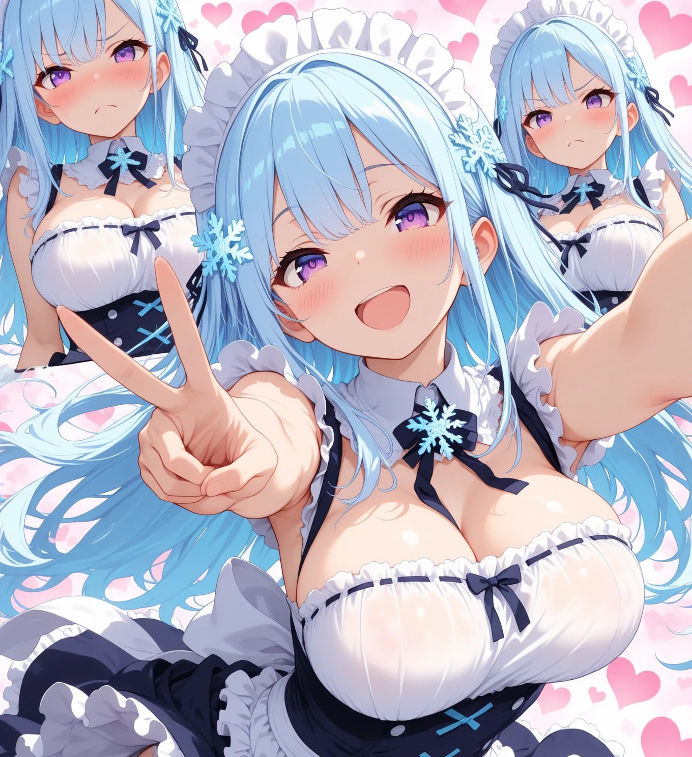 ぶいっ💓 | の人気AIイラスト・グラビア