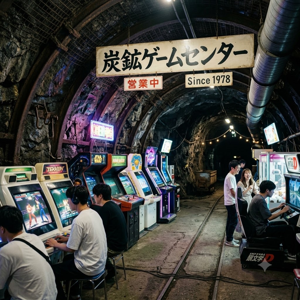 炭鉱ゲームセンター
