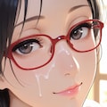 着衣顔射 2枚目