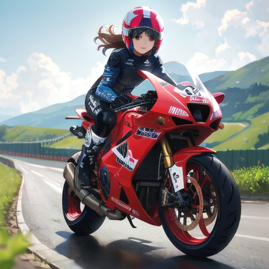 バイク好き彼女