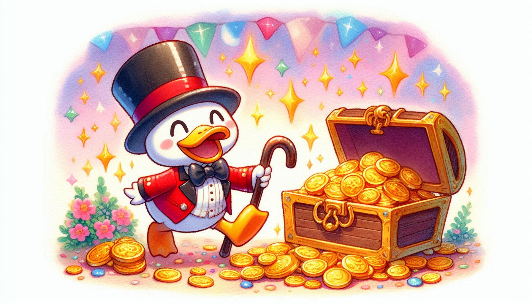 世界一の金持ちアヒルになろう | の人気AIイラスト・グラビア