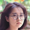 眼鏡の後ろの髪 4枚目
