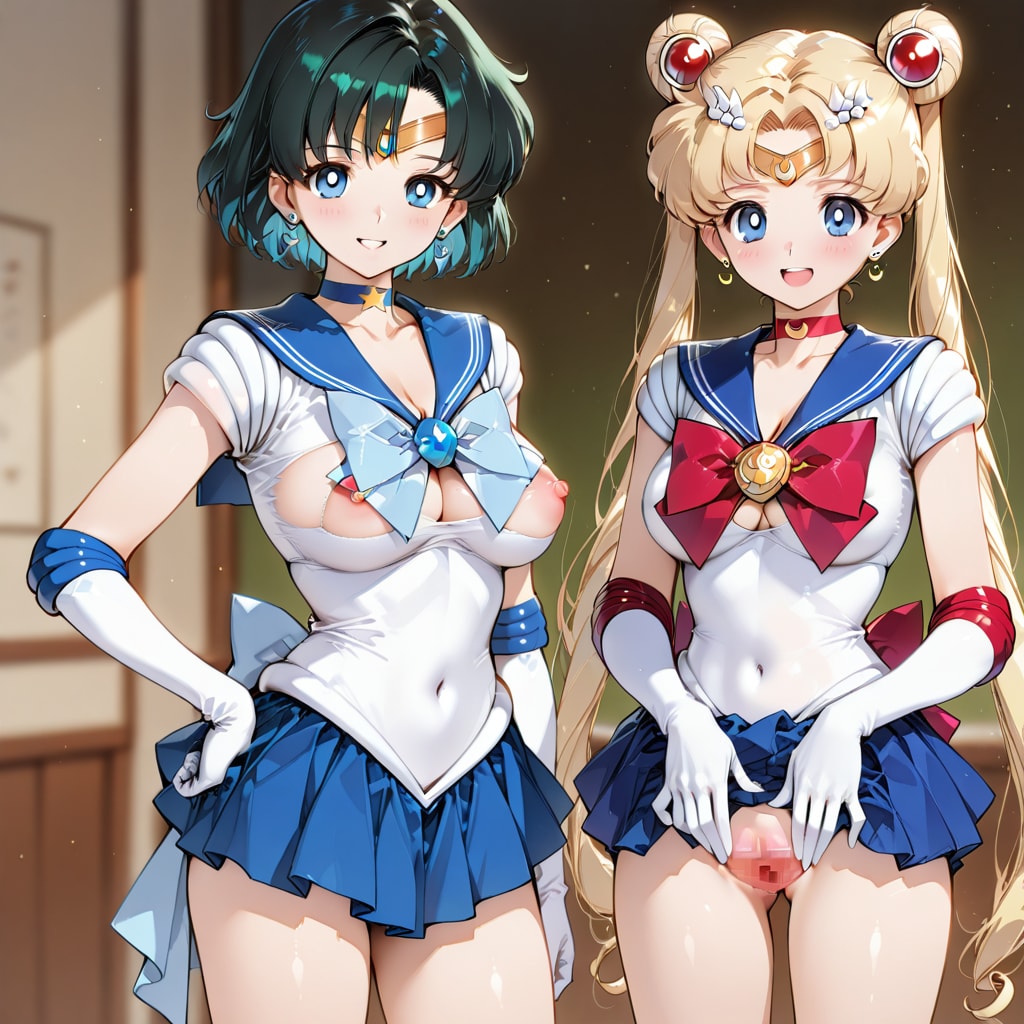 セーラー戦士が笑顔でくぱぁ