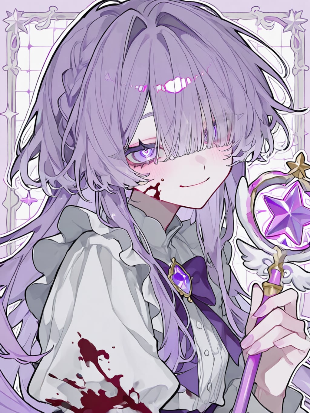 紫の魔法少女