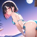 月夜の水着グラビア 3枚目
