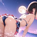 月夜の水着グラビア 7枚目