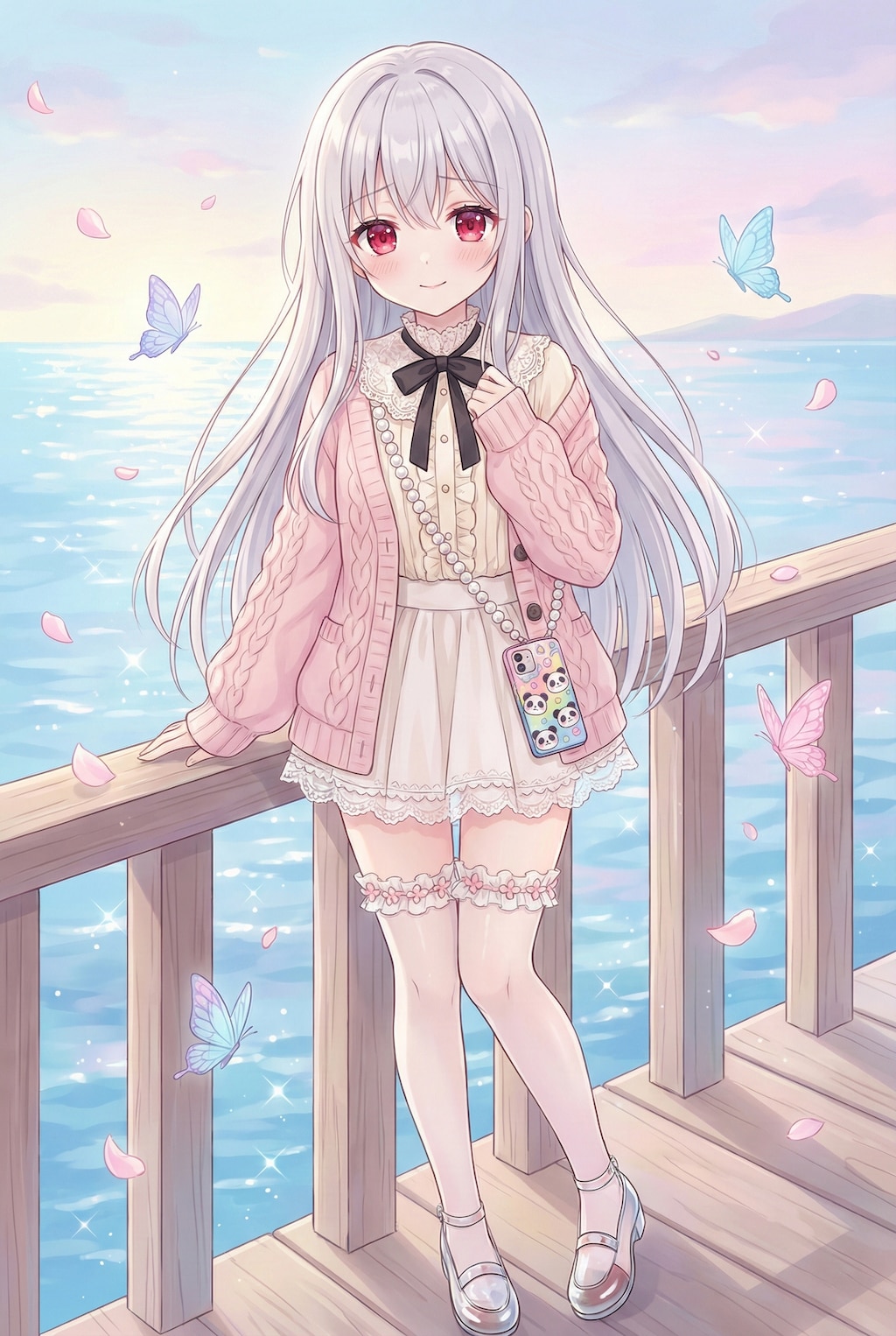 彼女、蝶舞う黄昏