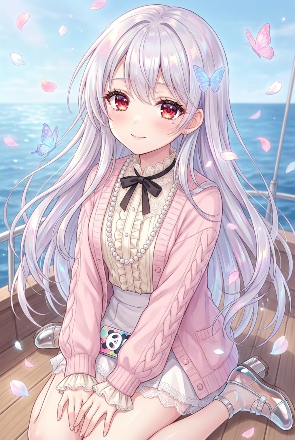 彼女、蝶舞う黄昏