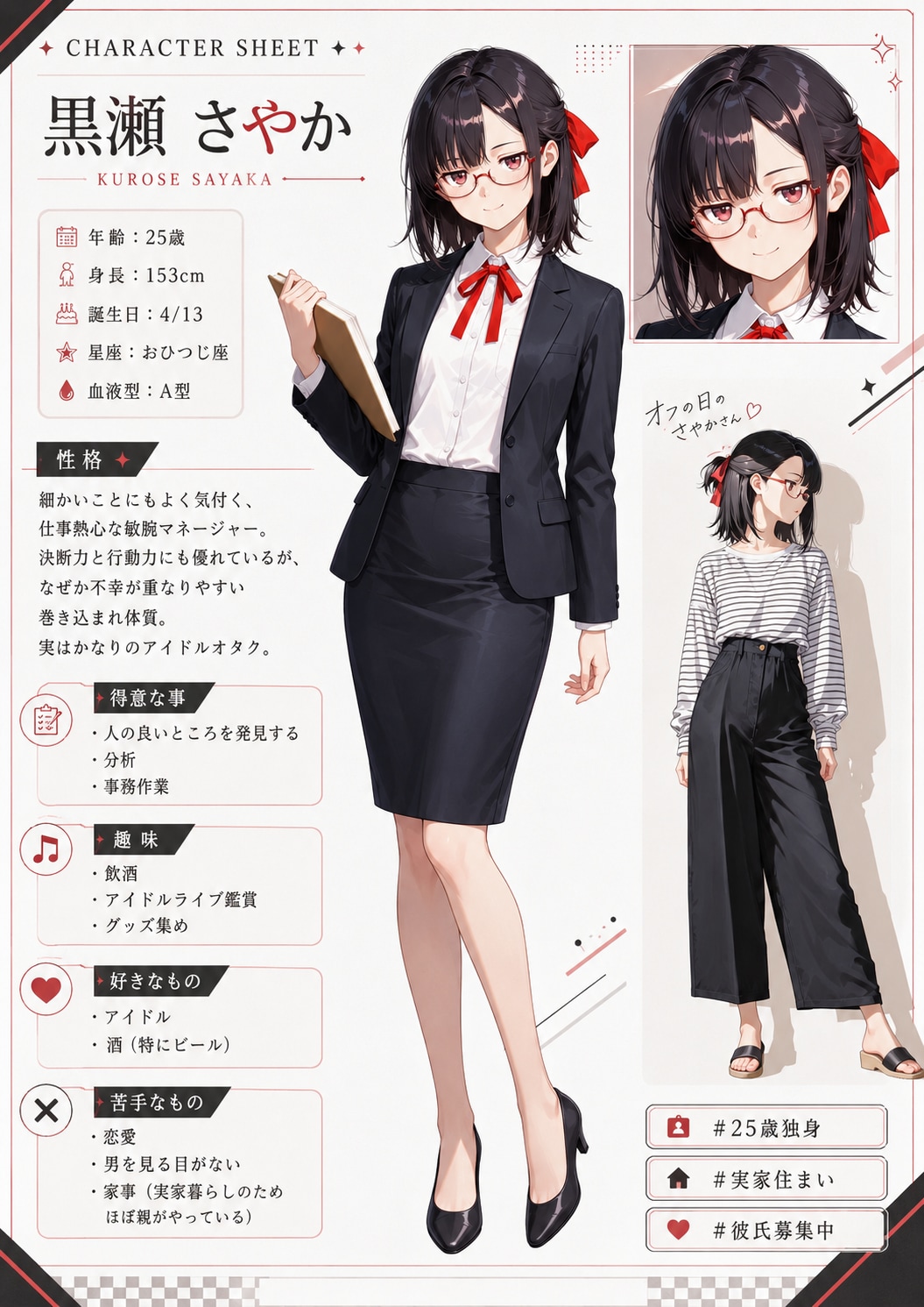うちの子キャラクターシート②✨