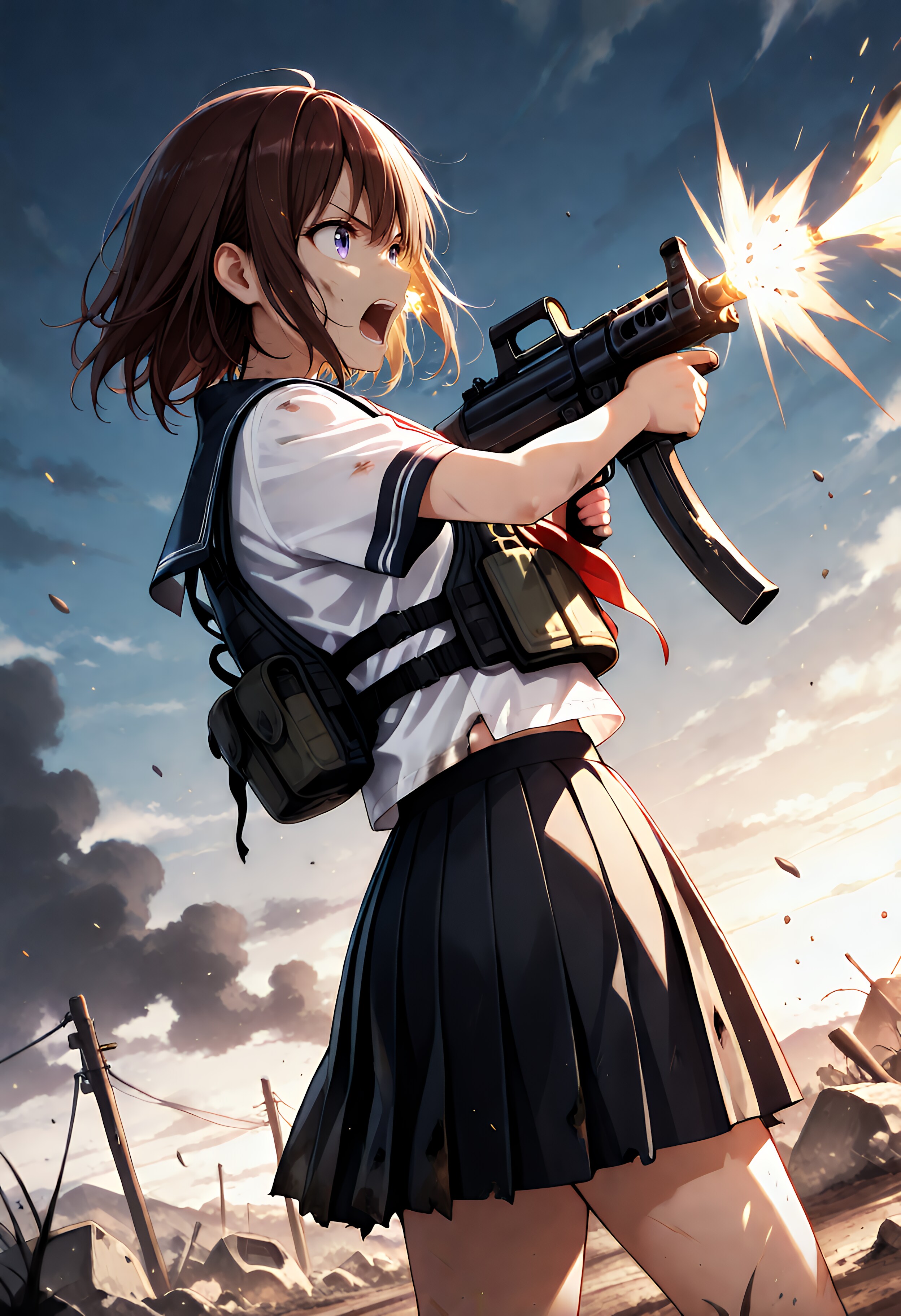 こちとら銃器やぞ！ | の人気AIイラスト・グラビア