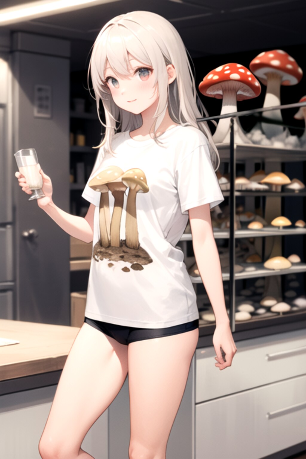 キノコTシャツ