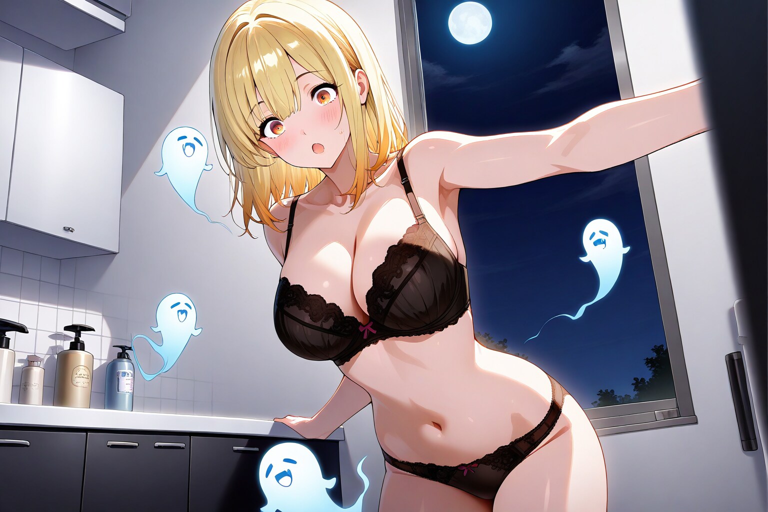 お化けと遭遇