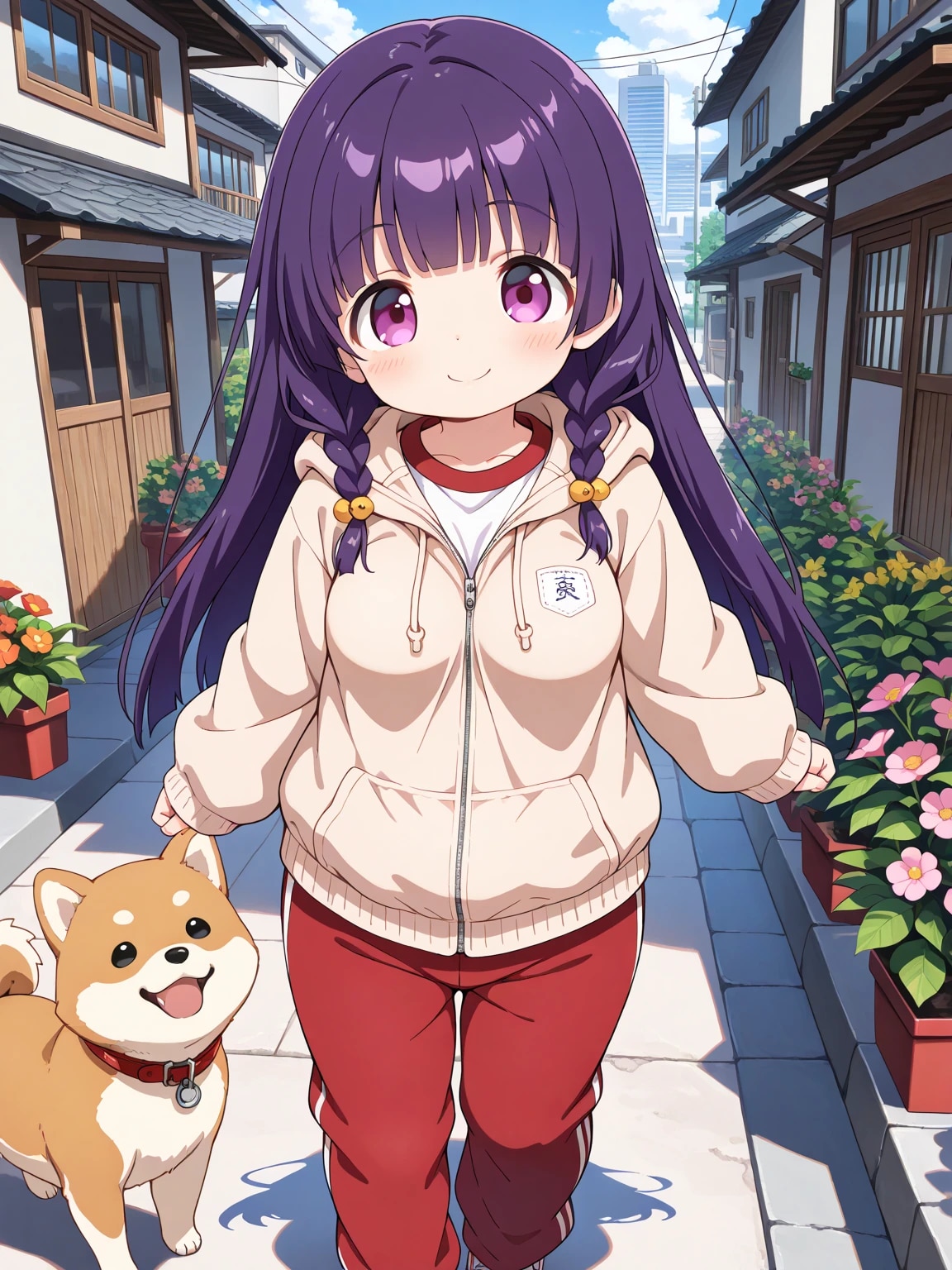 ゆうこちゃんとわんこ | の人気AIイラスト・グラビア