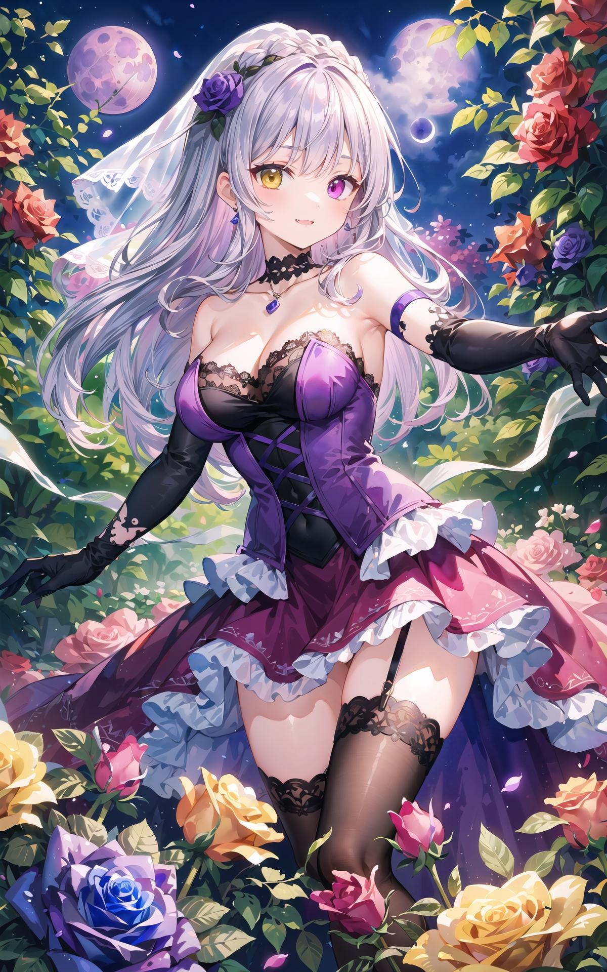 月夜のヴァンパイアガール