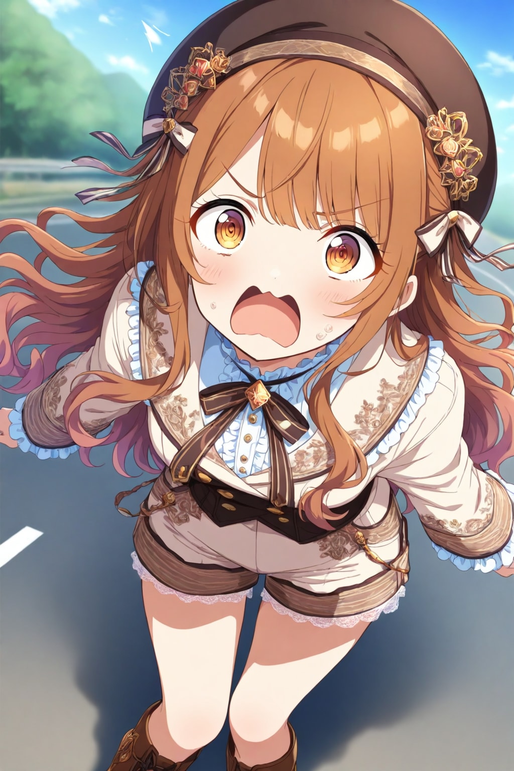 バスに置いてかれたっ‼‼