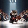 ファッションモデルの猫 6枚目