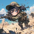 8歳のちびキャラ少女、特殊部隊の揚陸作戦で決死の突入 5枚目
