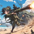 8歳のちびキャラ少女、特殊部隊の揚陸作戦で決死の突入 6枚目