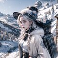 冬のバックパッカー Backpacker in Winter 2枚目