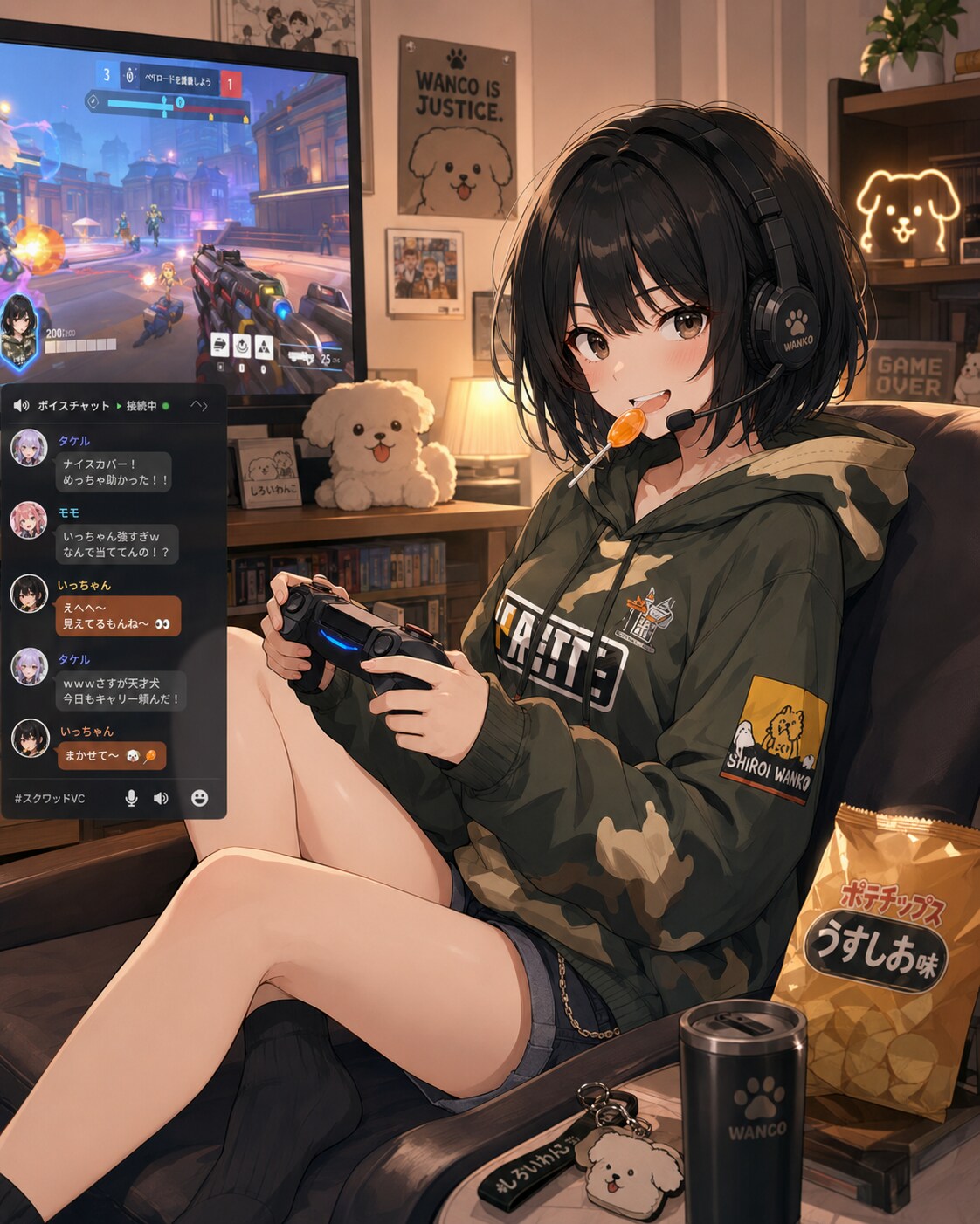 得意げ
