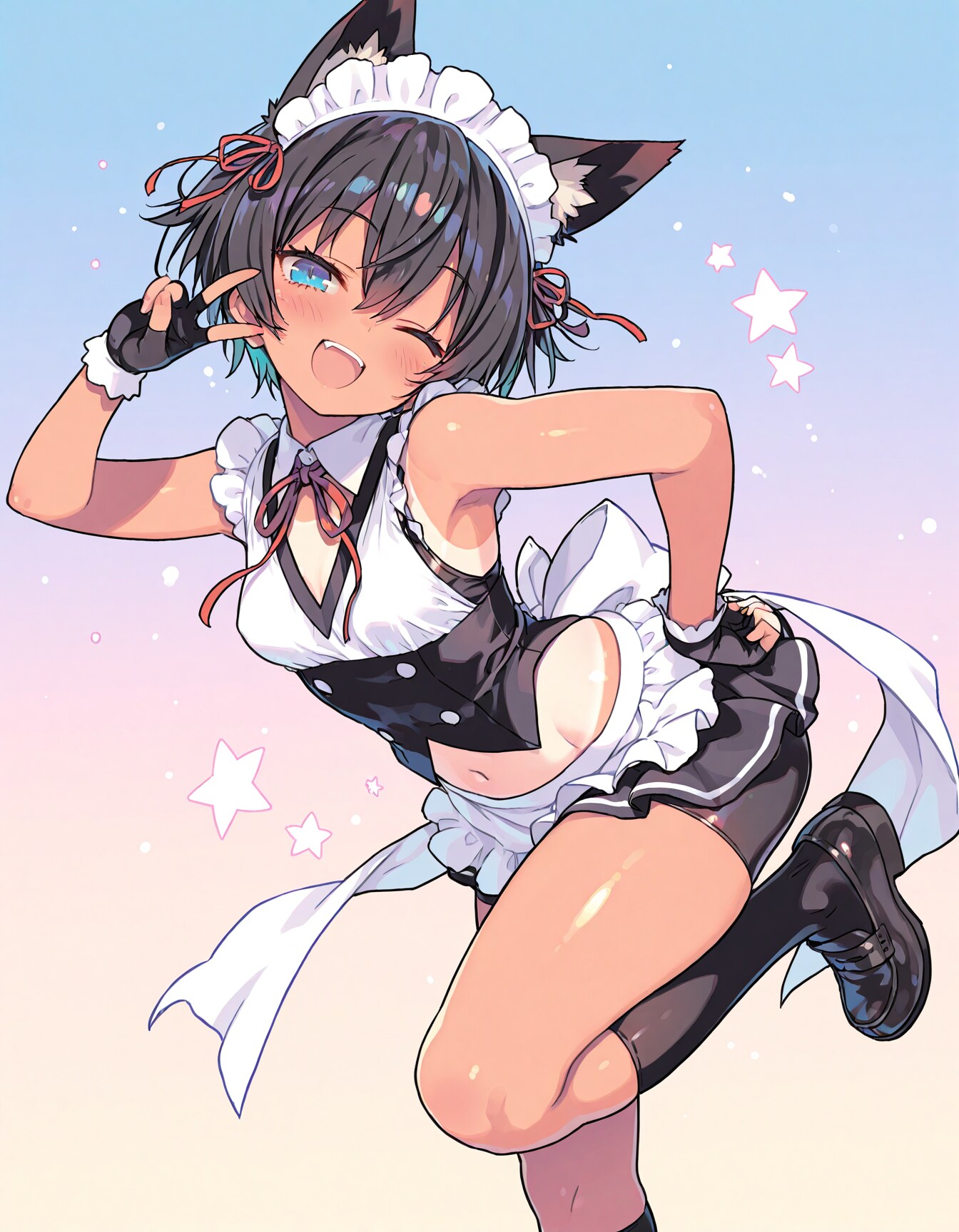 夏服メイド制服