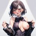 片乳ぽろりLoRA 10枚目