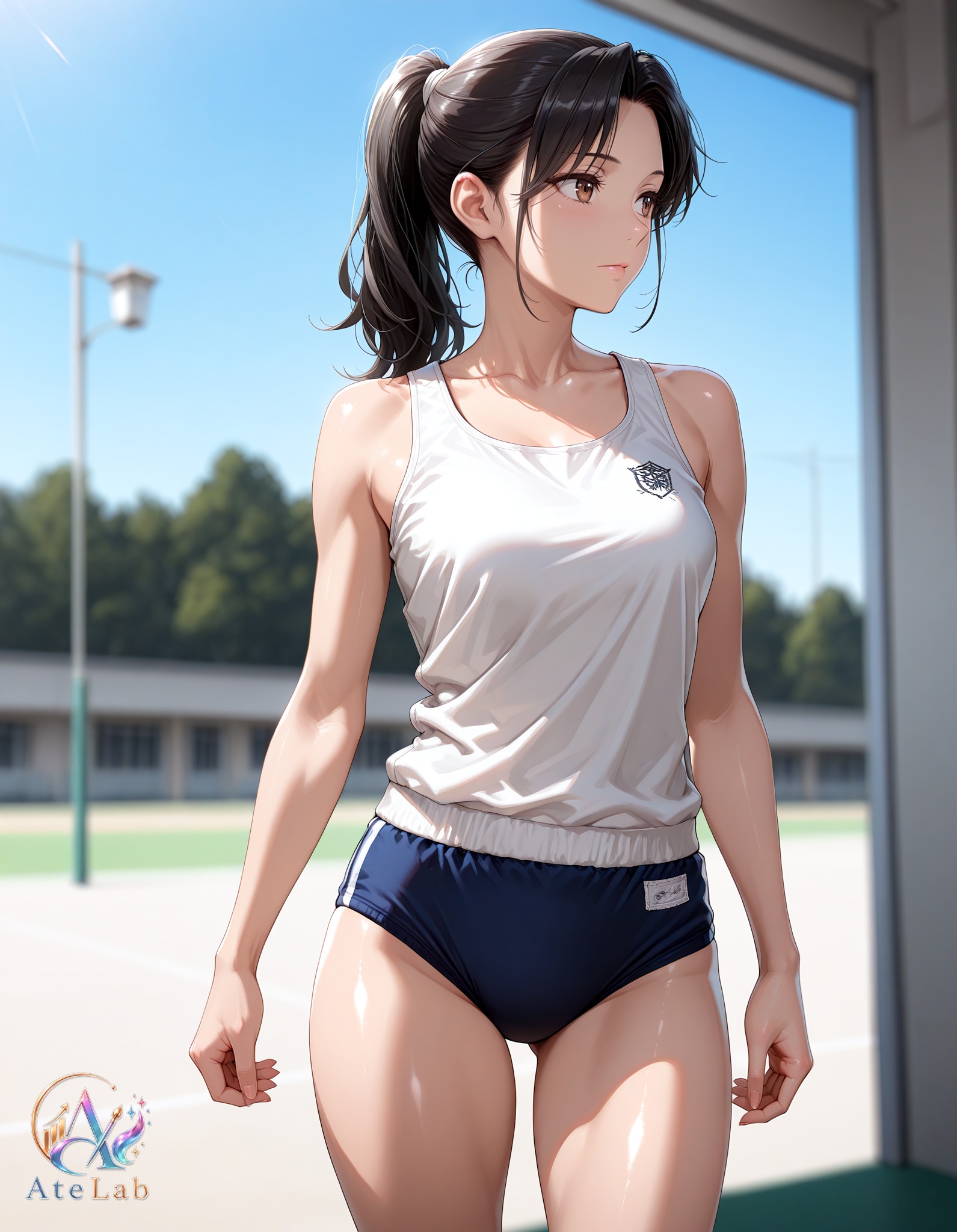 体育教師の脱衣ビフォーアフター（２枚目アフター）