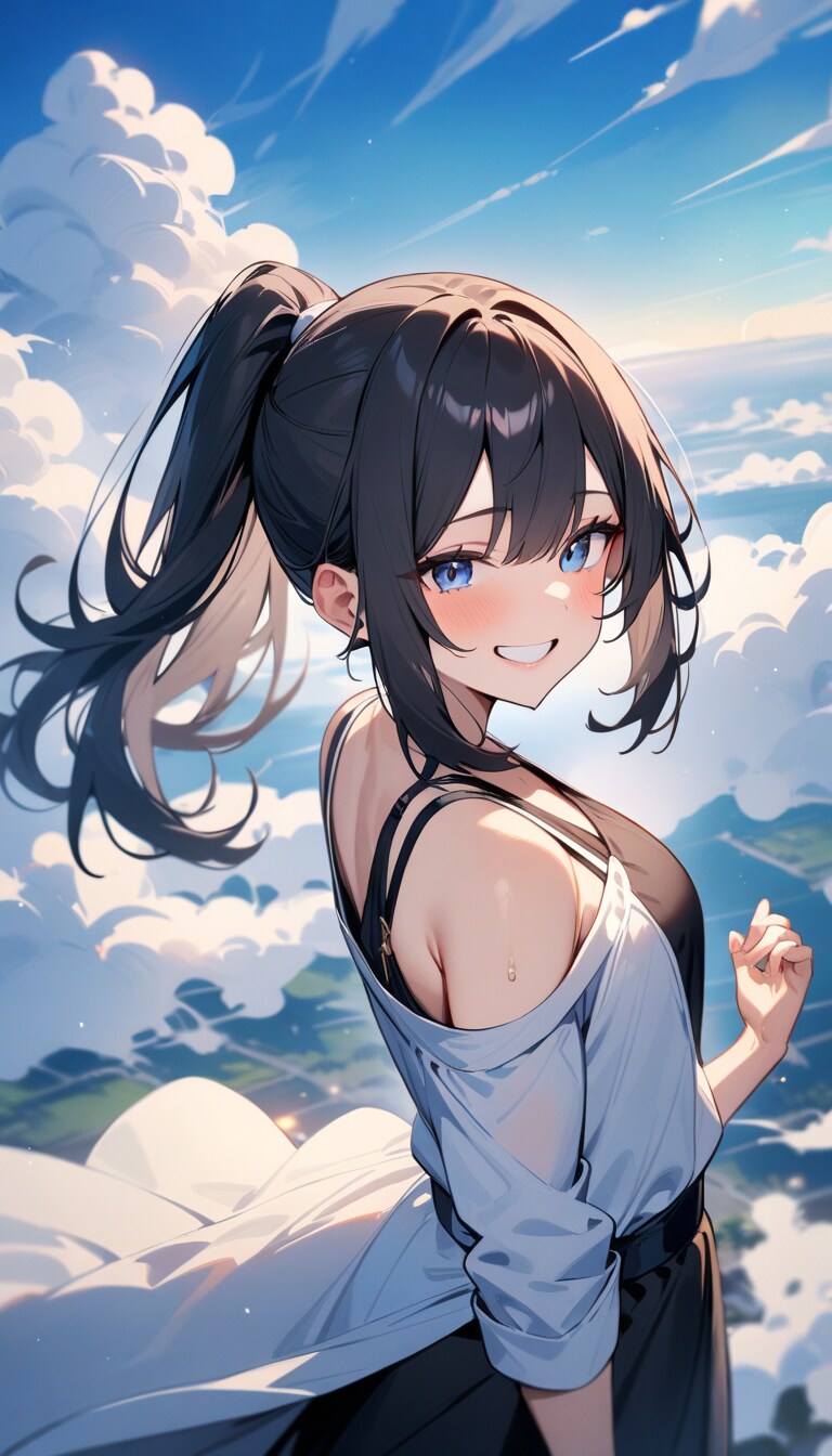 青空の雲の海