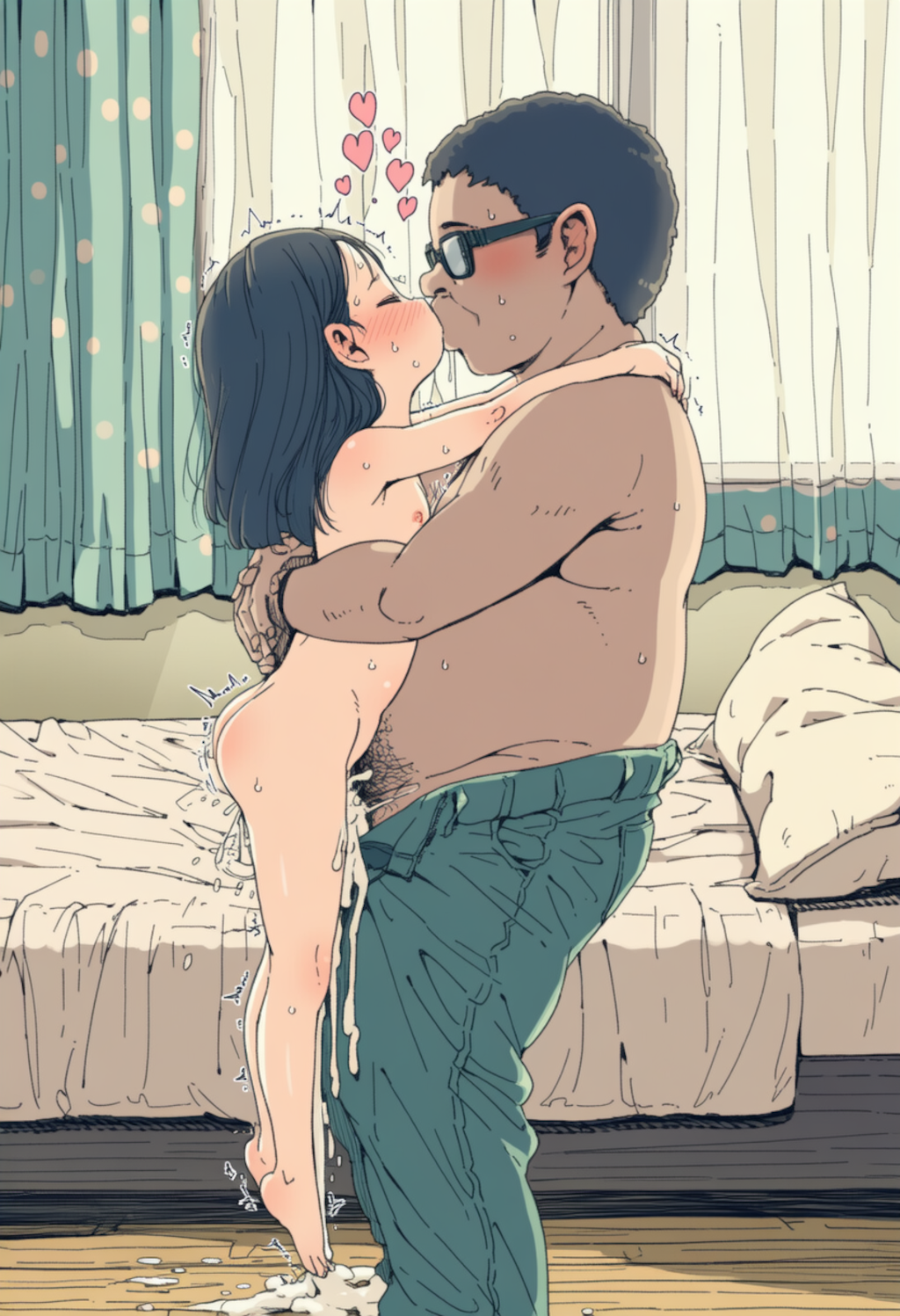 少女とおじさん
