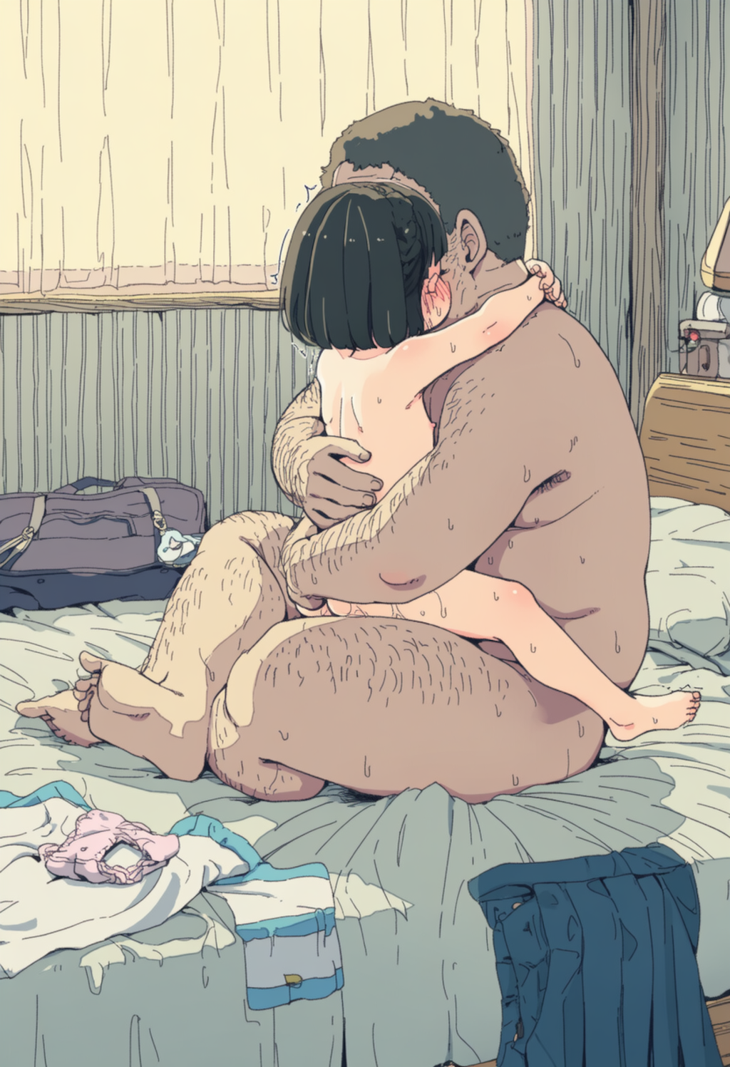 少女とおじさん