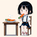 ニンジン🥕を食べる 4枚目