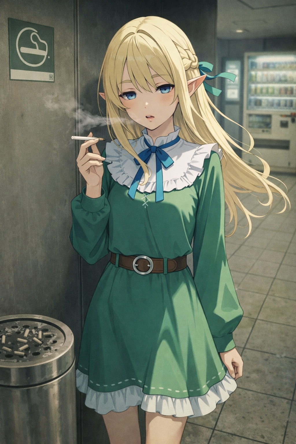 ワイは禁煙が得意や | の人気AIイラスト・グラビア