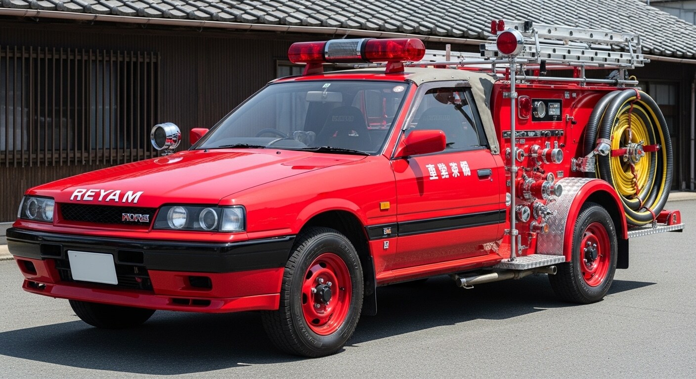R31スカイライン消防車 | の人気AIイラスト・グラビア