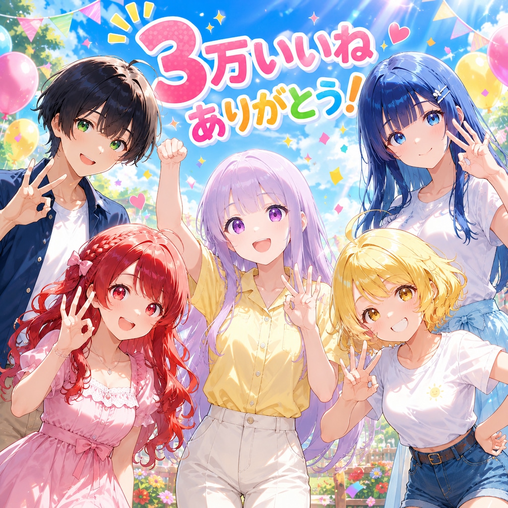 3万いいねありがとう！