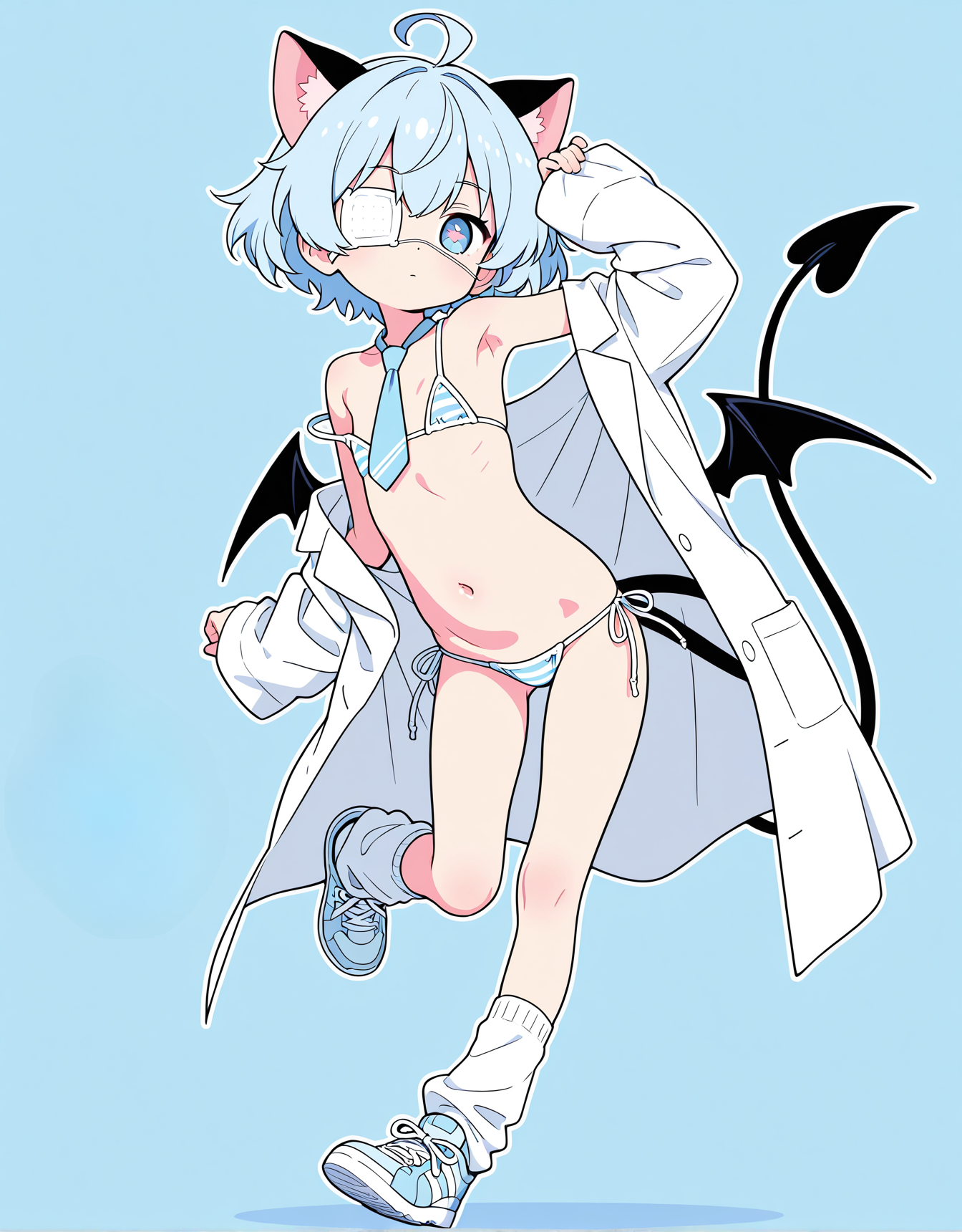 ねこみみ悪魔ブルー