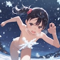 全裸雪上フルマラソン 3枚目