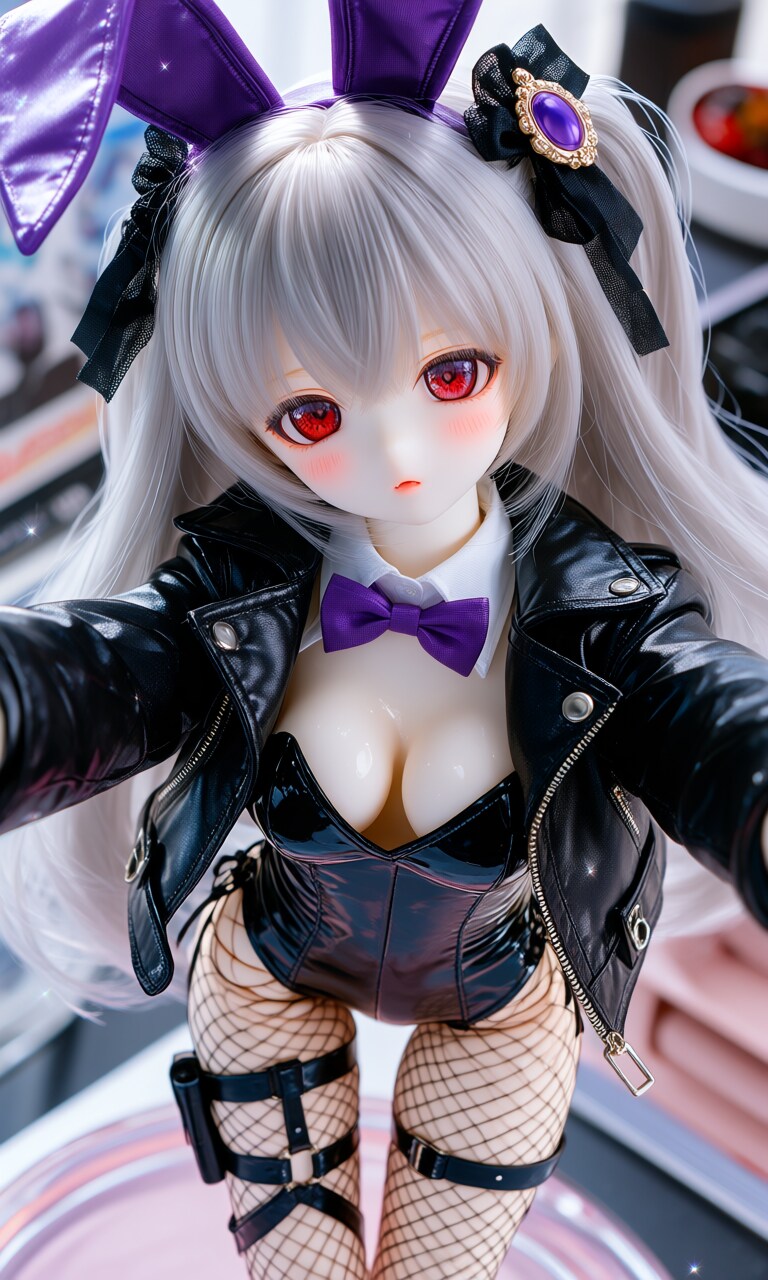 異世界制服少女達　リルト・アイリス（Lilt-Iris）吸血鬼バニー　アクリルドールフィギュア